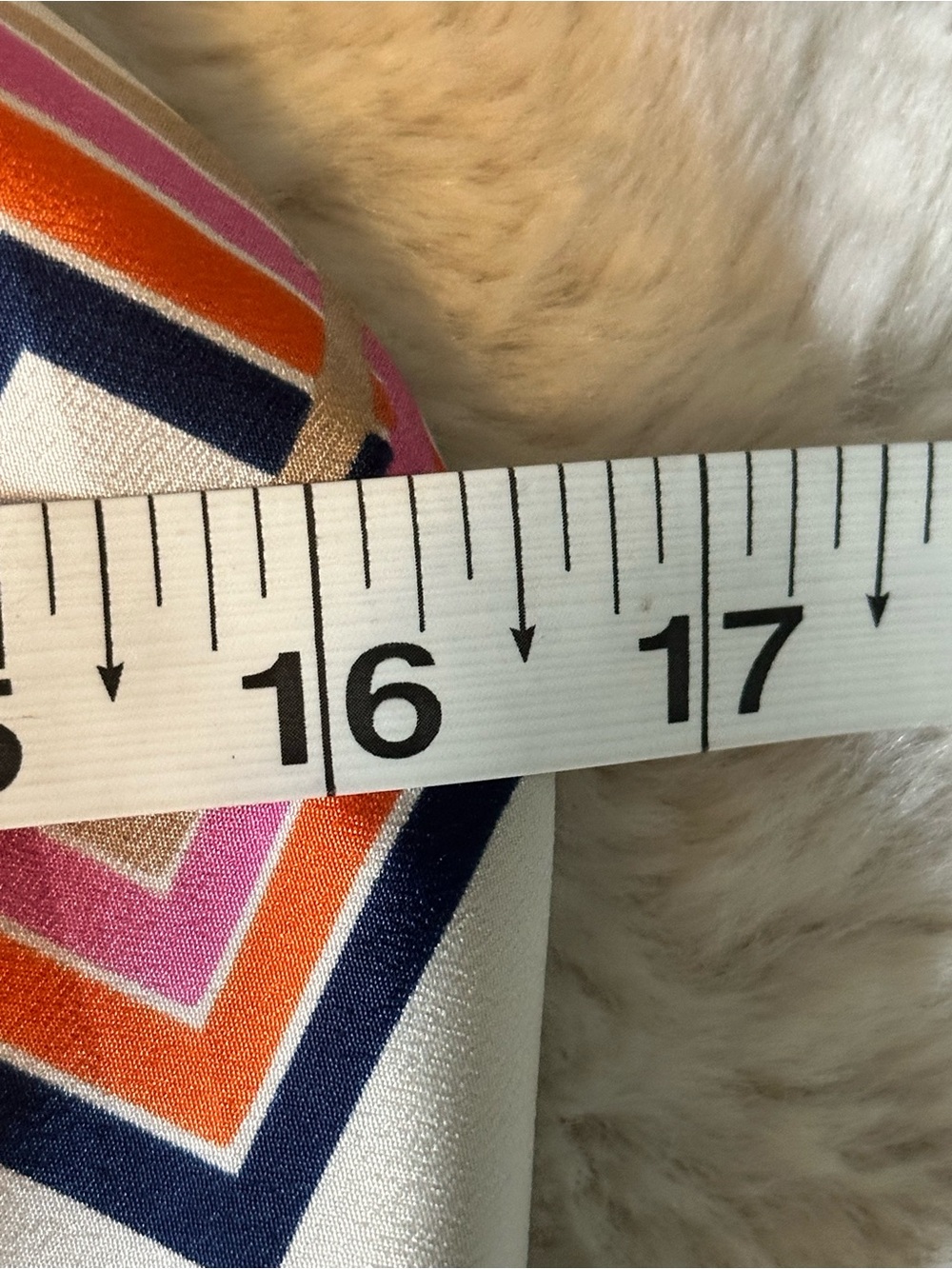 Eliza J Geometric Halter Maxi Dress Retro Mod Cream Orange Navy 8 Petite - Picture 8 of 13